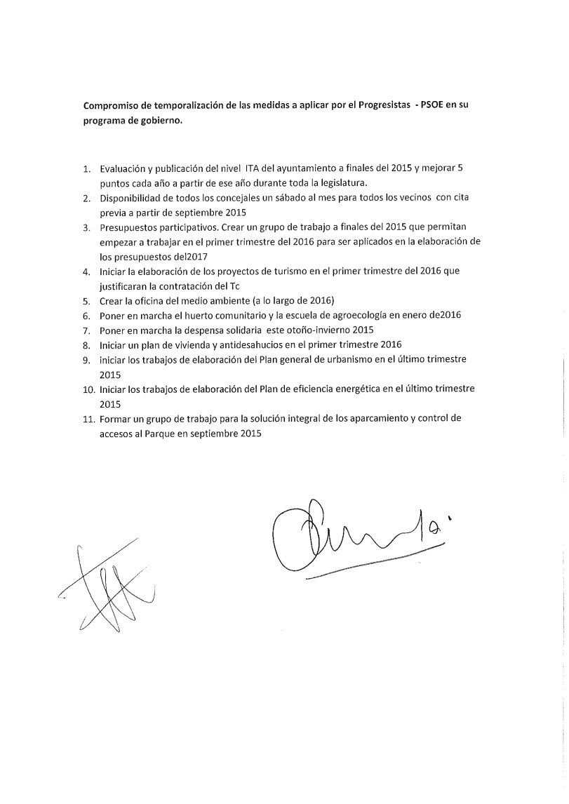 Acuerdo programático 8