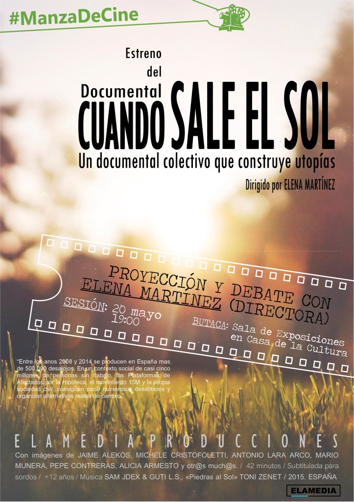 Cartel cuando Sale el SOL